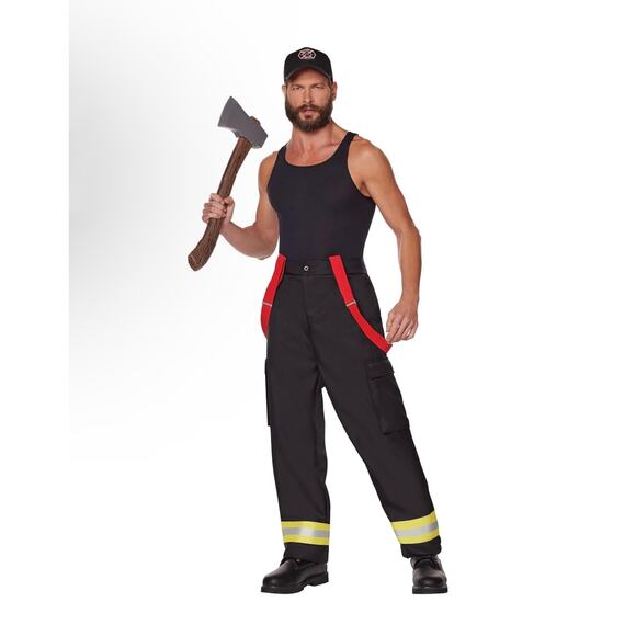 Spirit Halloween Adult Firefighter Costume Kit  X-Large - Picture 1 of 3